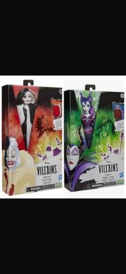 two boxes of villain ' s and villain ' s toys on a white background