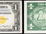 deux photos d'un billet d'un dollar et d'un autre billet d'un dollar