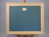 a picture of an easel with a painting on it