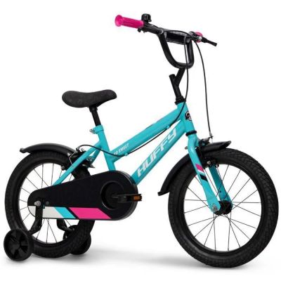 a close up of a child ' s bike on a white background