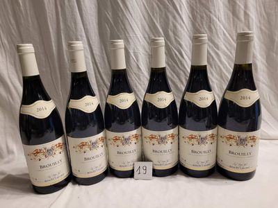 6 bouteilles BROUILLY 2014 Benoît LAFON.