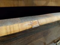 Commode galbée en bois de placage ouvrant à cinq tiroirs sur… (photo 6)