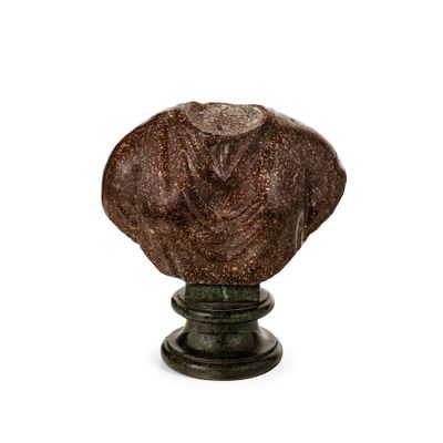 SCULPTURE EN PORPHYRE, XVIIIE SIÈCLE - Photo 1