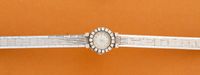 Montre bracelet JAEGER-LeCOULTRE en or gris et diamants