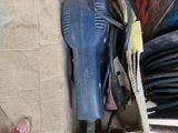 a person holding a blow dryer in a box