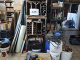 a room with a lot of items in it