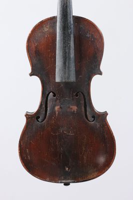 an old violin on a white background with a white background