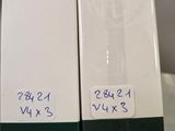 two boxes that have numbers on them on them