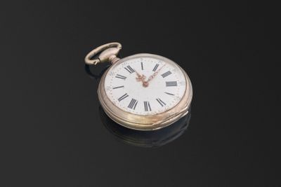 Montre à cylindre en argentan	signée ‘Richard à Troyes N° 72…