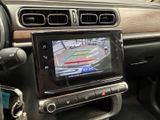 a car dashboard with a gps device in it