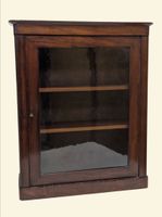 Vitrine d'applique en acajou et placage d'acajou. (photo 2)