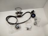 a picture of a gas mask and other items on a white surface
