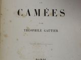 an old book with a black and white image of the title of a game