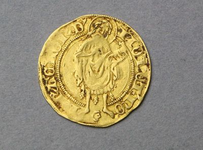 ALLEMAGNE : Ville de Francfort : Florin d’or au nom de Sigismond (1410 - Photo 1