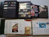 a lot of stamps on the pages of a book