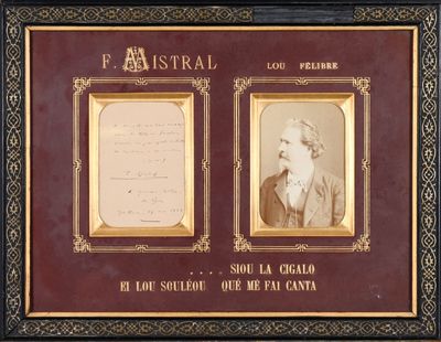 framed photograph of two portraits of a man and a woman