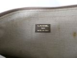 an image of a close up of a bag with a label on it