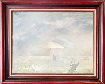 Jean-Yves HERBIN (XXe siècle). Les parasols.