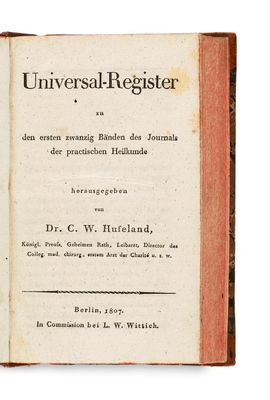 an old book with a black and white title on it