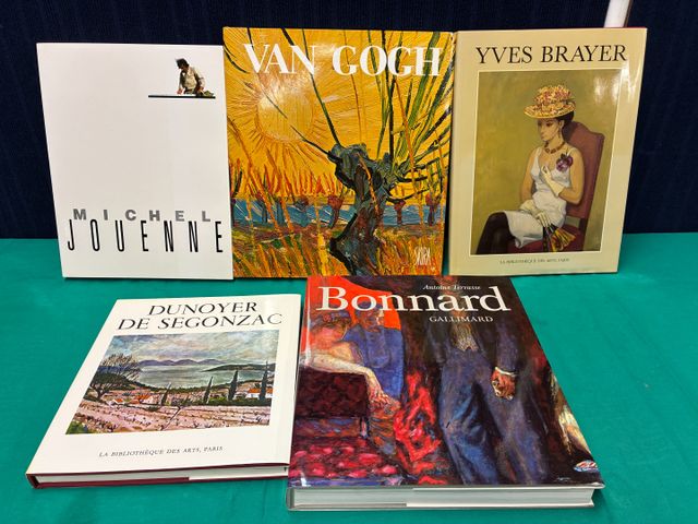 Livres sur les peintres : DUNOYER, de SEGONZAC, Yves BRAYER, Mich...
