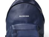balenciaaca backpack in blue leather