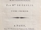 an old book with a black and white title on it