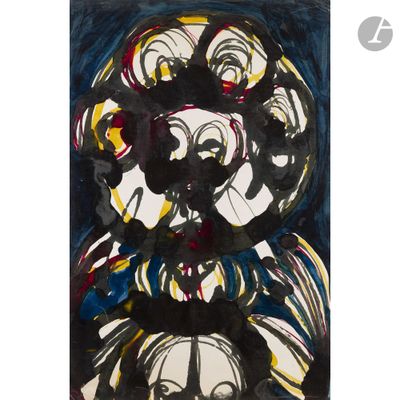 an image of a painting of a woman with a hat on her head