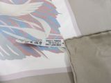 a close up of a piece of fabric with a label on it
