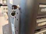 a close up of a machine that is in a room