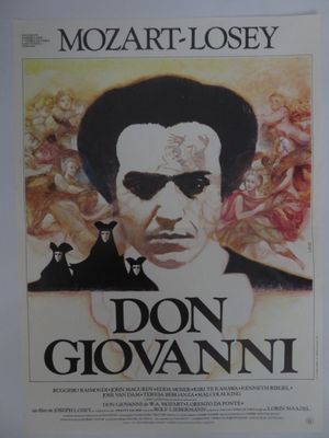 L'affiche du film « Don Giovannini » est accrochée au mur.