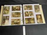 a book with pictures of people on it on a table