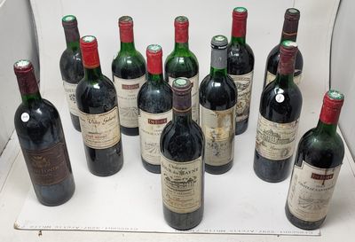 12 bouteilles MÉDOC & HAUT-MÉDOC (dont Cantemerle mise de Lu…