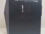 a black box with a picture of a man on it