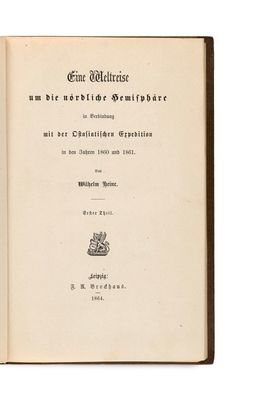 an old book with a black and white title on it