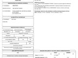 a form of identification for a vehicle with a barcode on it