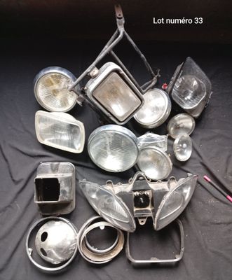 phares + feux arrière + autres pieces, diverses marqu…