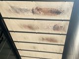 a picture of a ceiling with a skylight above it