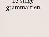 the cover of the book le singe grammarien