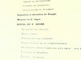 un gros plan sur un menu posé sur une table