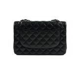 chanel black quilted lambskin mini flap bag