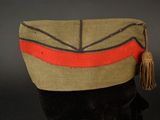 an image of a military hat on a mannequin head