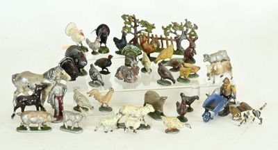 Sujets de ferme en plomb et aluminium — Collection de 35 pièces - Photo 1