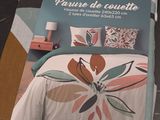 packaging of a bed in a box on a table