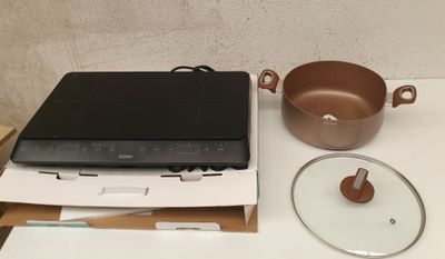 Lot de 2 articles composé de: 1 Plaque à induction à poser- … - Photo 1