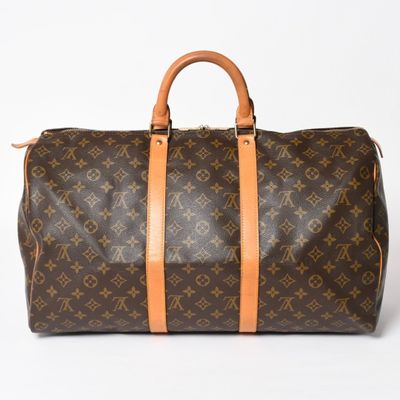 louis vuitton monogram canvas keepall bag
