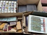 a box full of books sitting on the floor