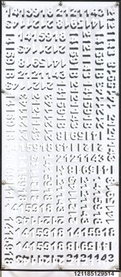 a picture of an old type of writing on a piece of paper