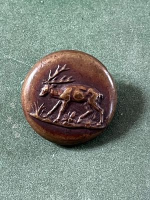 POI. Bouton de tenue de l’équipage de La Roche de Bran (1848…