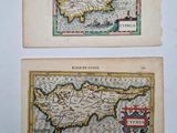 deux anciennes cartes de Chypre et de Chypre
