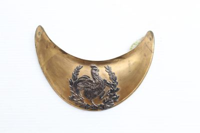 Hausse-col d'officier de la garde nationale modèle 1830, pla…